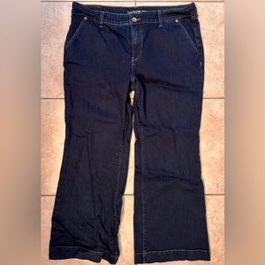 Land end mid rise trouser jean